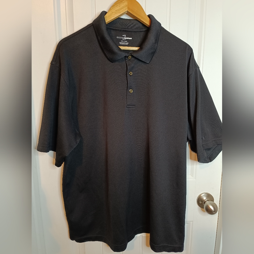 XXL Black Grand slam Golf Polo Activewear Casual Travel Gothic Emo Minimalist